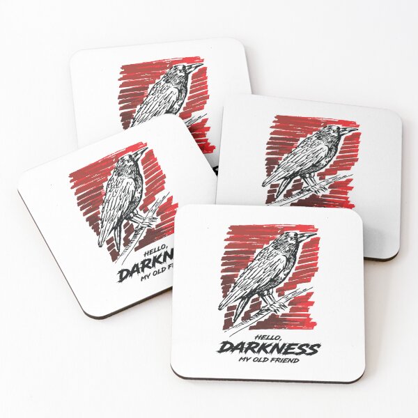 Item preview, Hello Darkness Crow designed and sold by Karry Akiba Store.