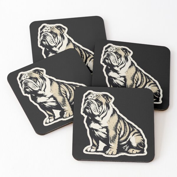 Item preview, English Bulldog sitting in the foreground designed and sold by 123ks.