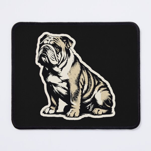 Item preview, English Bulldog sitting in the foreground designed and sold by 123ks.