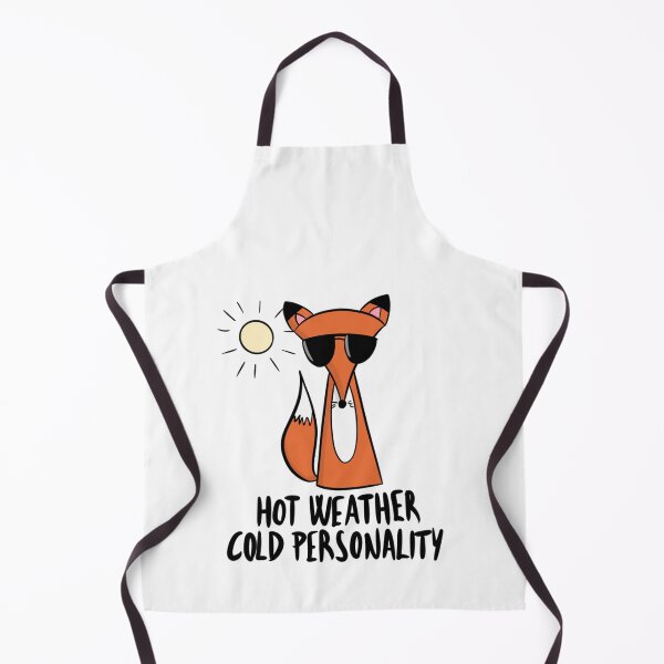 Item preview, Funny Sarcastic Fox - Hot Weather Cold Personality - Introvert designed and sold by DesignFreakArt.