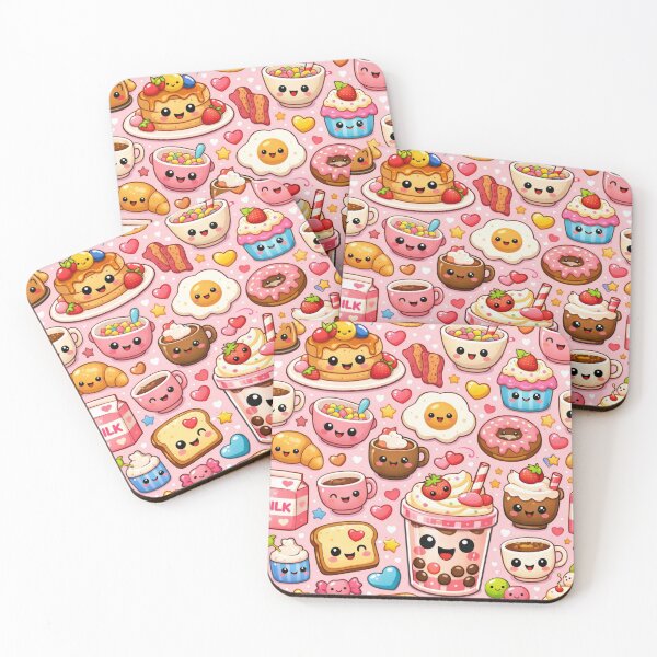 Item preview, Cute Kawaii Sweets – Donut & Dessert designed and sold by Aramdesing.