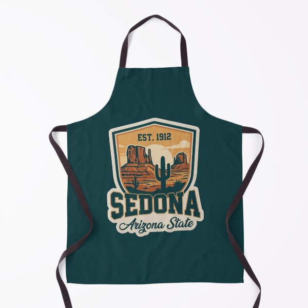 Item preview, Sedona Arizona State - Vintage Desert Mountain Crest designed and sold by The True American.