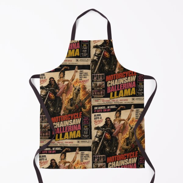 Item preview, Motorcycle Chainsaw Ballerina Llama designed and sold by Hyper-fantasia.