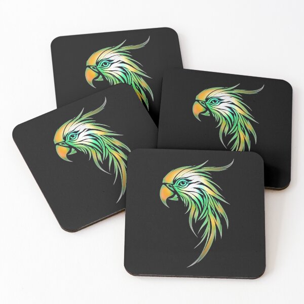 Item preview, Artistic Parrot Head Sketch Watercolor Line Art Graphic designed and sold by UrbanPrts.