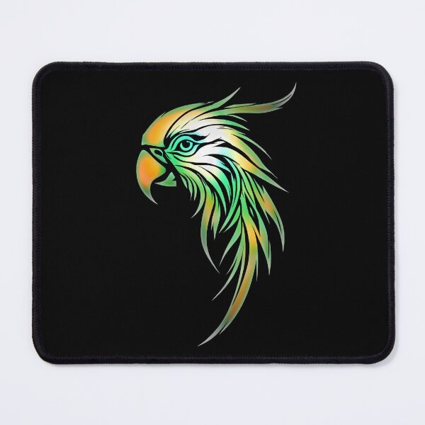 Item preview, Artistic Parrot Head Sketch Watercolor Line Art Graphic designed and sold by UrbanPrts.