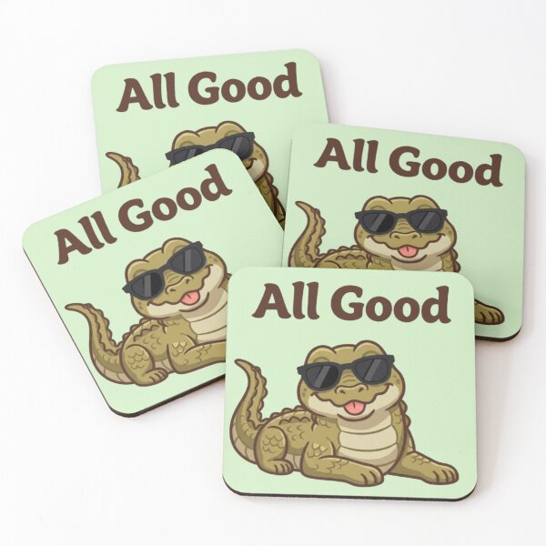 Item preview, All Good – Cool Sunglasses Crocodile Design designed and sold by Dogandesighn.
