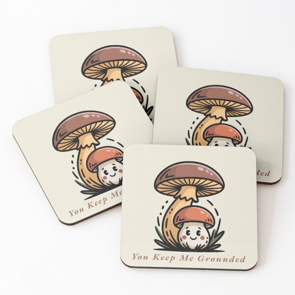 Item preview, You Keep Me Grounded Cute Mushroom Retro Pun designed and sold by AlexandraSand.