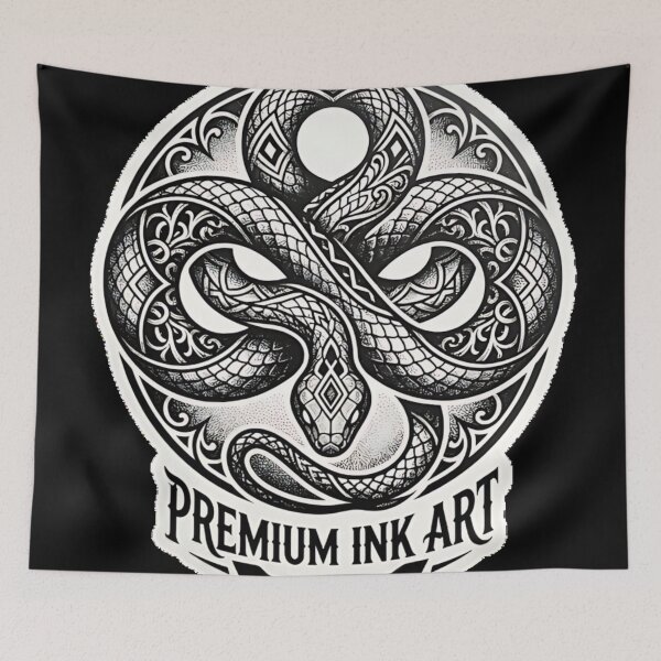 Item preview, Highly detailed tattoo illustration SNAKE designed and sold by JOTAMIKE.