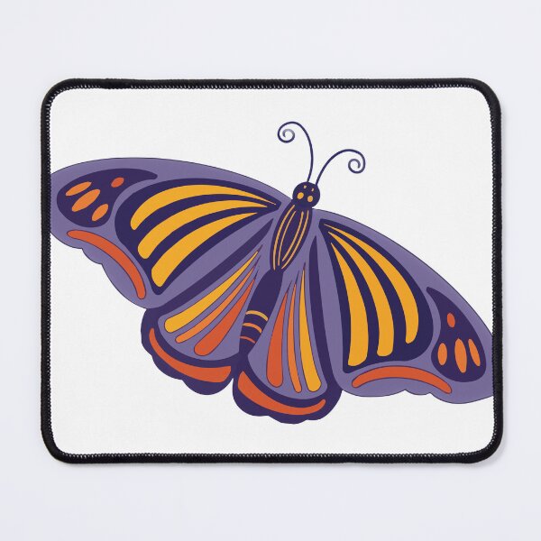 Item preview, Purple, Orange, and Yellow Butterfly designed and sold by ArtfulDesigned.