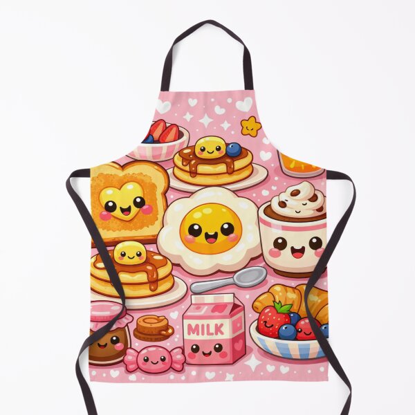Item preview, Kawaii Breakfast – Cute Food Pattern designed and sold by Aramdesing.