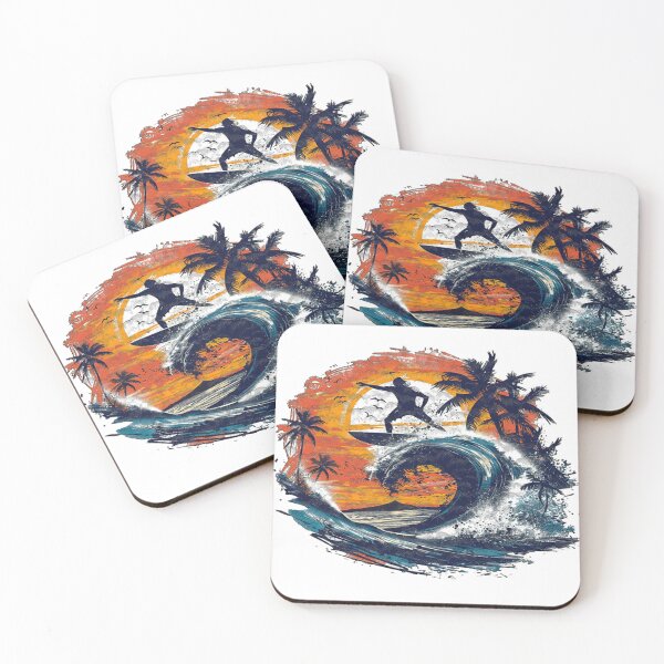 Item preview, Tropical Wave Surfing Art designed and sold by Gdmark.
