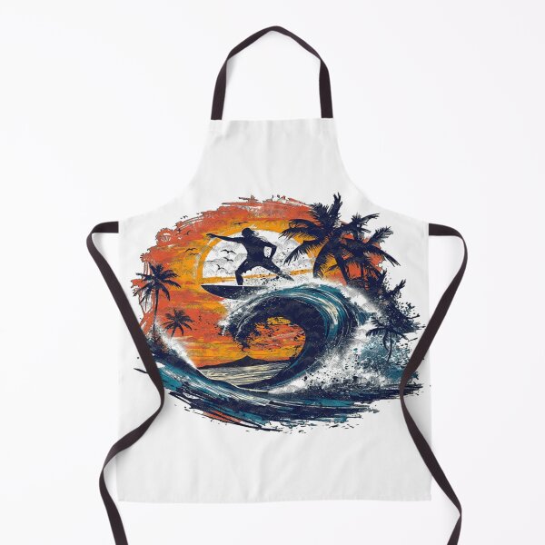 Item preview, Tropical Wave Surfing Art designed and sold by Gdmark.