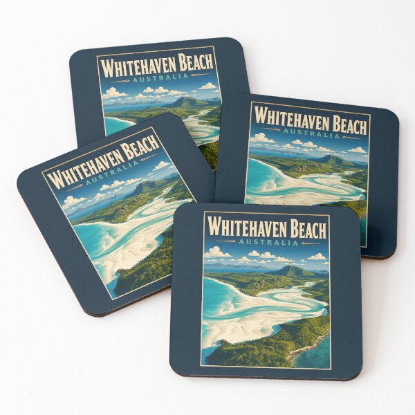 Item preview, Whitehaven Beach - Australia designed and sold by GoodOldVintage.