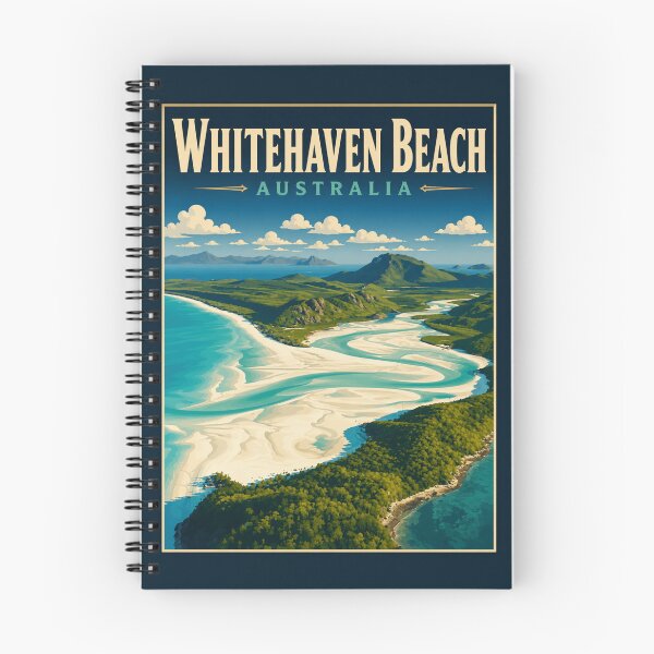 Item preview, Whitehaven Beach - Australia designed and sold by GoodOldVintage.