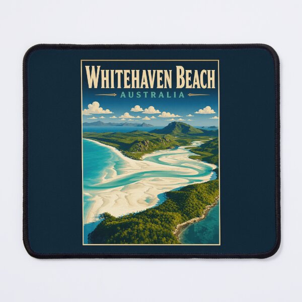 Item preview, Whitehaven Beach - Australia designed and sold by GoodOldVintage.