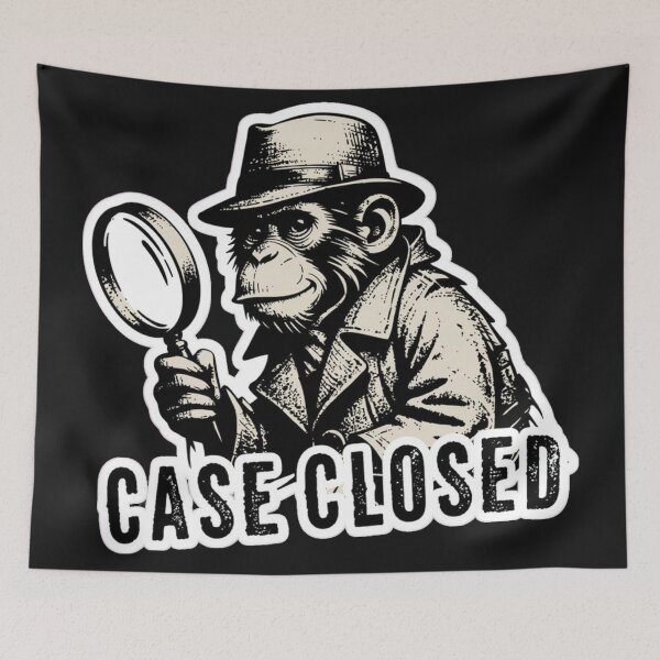 Item preview, detective monkey - case closed designed and sold by 123ks.