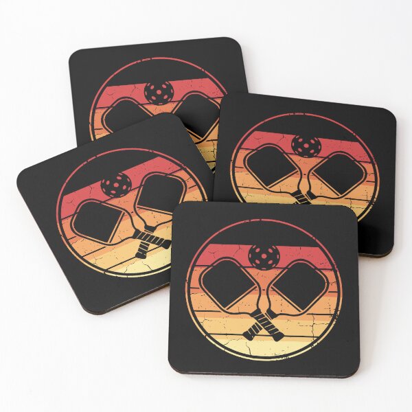 Item preview, Retro Pickleball Addict Vintage Sunset Sports Gift designed and sold by MavtM.