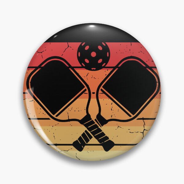 Item preview, Retro Pickleball Addict Vintage Sunset Sports Gift designed and sold by MavtM.