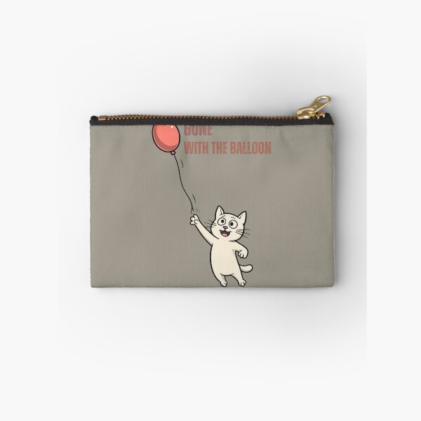 Item preview, Gone With The Balloon Funny Cat Meme Minimalist T-Shirt designed and sold by HOUSE OF TIST.