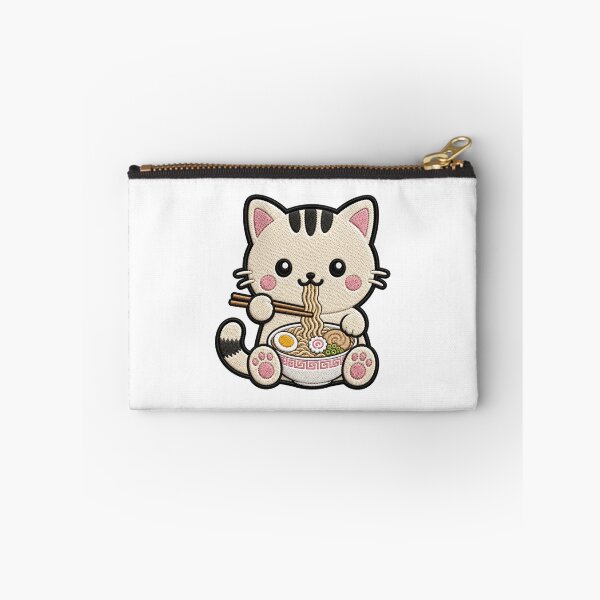 Item preview, Kawaii Cat Eating Ramen designed and sold by IYI.