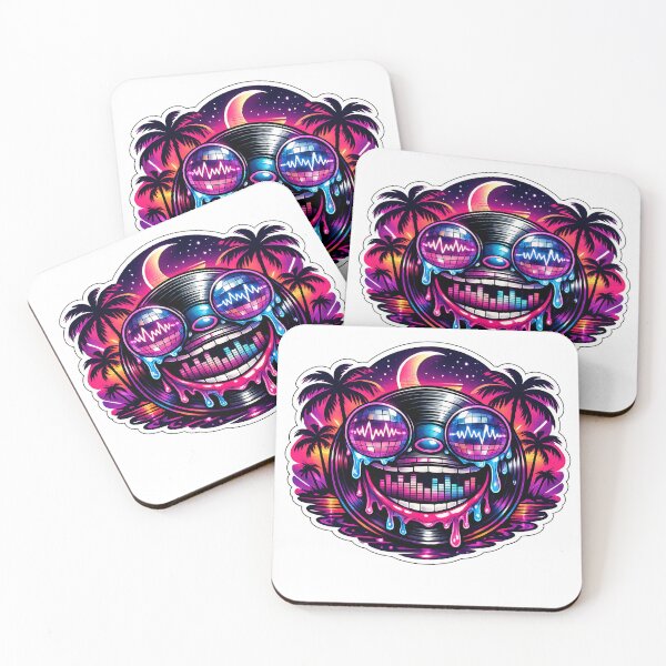 Item preview, Acid Trip Electric Wave Retro Vinyl designed and sold by  ZenRave Designs.