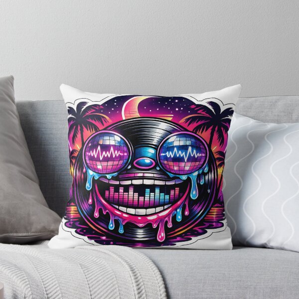 Item preview, Acid Trip Electric Wave Retro Vinyl designed and sold by  ZenRave Designs.