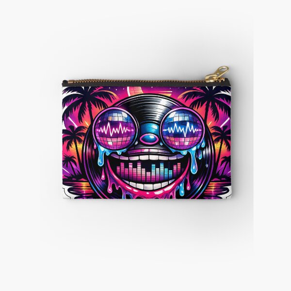 Item preview, Acid Trip Electric Wave Retro Vinyl designed and sold by  ZenRave Designs.