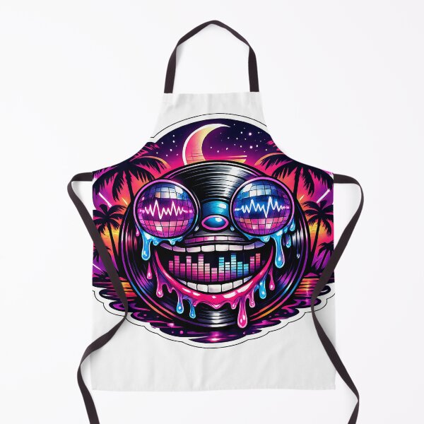 Item preview, Acid Trip Electric Wave Retro Vinyl designed and sold by ZenRave Designs.