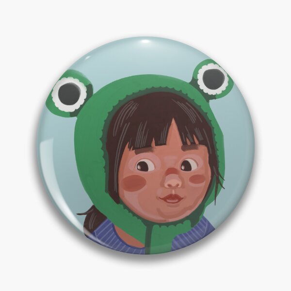 Item preview, Niña con sombrero rana designed and sold by KASARO.