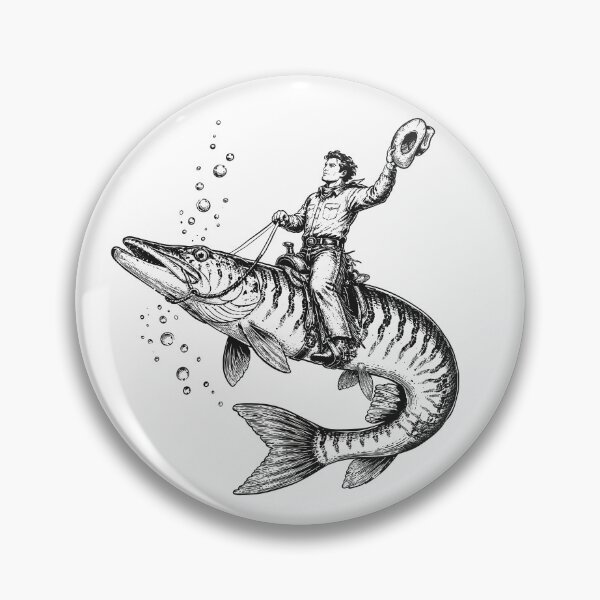 Item preview, Muskie Cowboy designed and sold by BrandMuffinStudio.