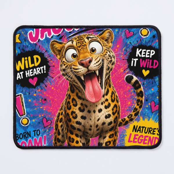 Item preview, Crazy Jaguar Pop Art Poster designed and sold by Rohan132.