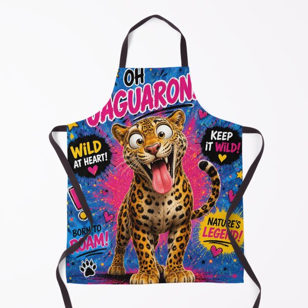 Item preview, Crazy Jaguar Pop Art Poster designed and sold by Rohan132.