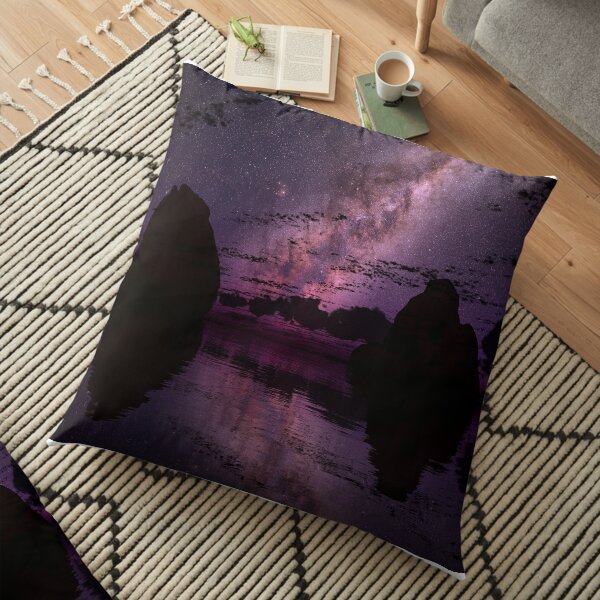 The Distant Lights Floor Pillow