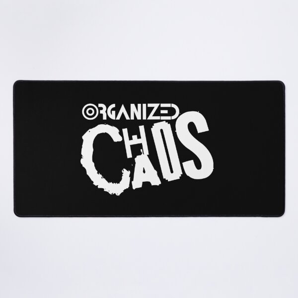 Item preview, Organized Chaos Funny Distressed Typography Design designed and sold by GraphicsMark.