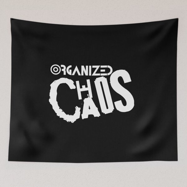 Item preview, Organized Chaos Funny Distressed Typography Design designed and sold by GraphicsMark.