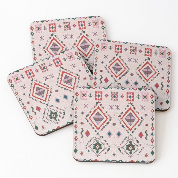 Item preview, Pastel Kilim Diamonds Art Print designed and sold by SpaceBazaar.