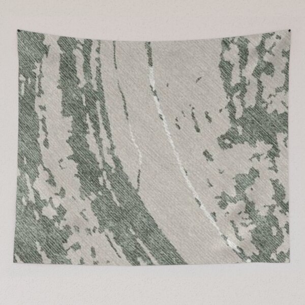 Item preview, Green and Beige Textured Print designed and sold by ZedColors.