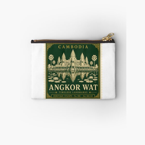 Item preview, Angkor Wat Poster — Cambodia Temple Travel Print — Ancient Ruins Gift for History Lover — Vintage Wall Art designed and sold by Martin's_Design.