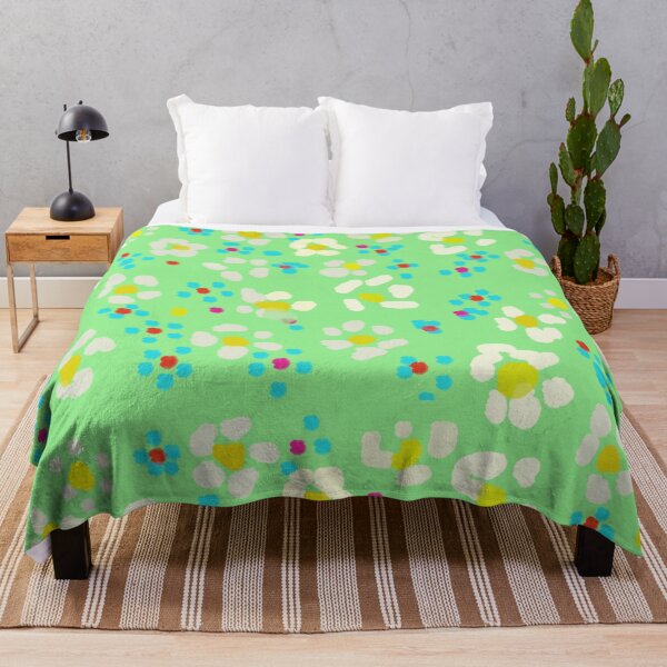 Item preview, Naive Seamless Floral Pattern on Mint Green designed and sold by BalkanBloom.