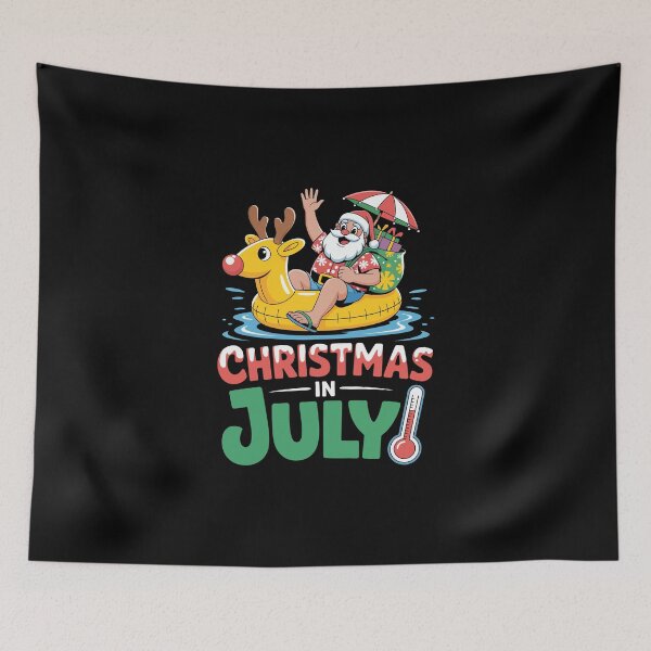 Item preview, Santa Enjoys Summer Holiday designed and sold by jkrphoto.