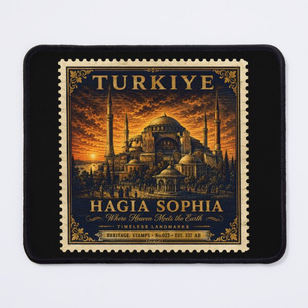 Item preview, I Have Been to Hagia Sophia — Istanbul Turkey Travel Gift Vintage Stamp Art Byzantine History Lover designed and sold by Martin's_Design.