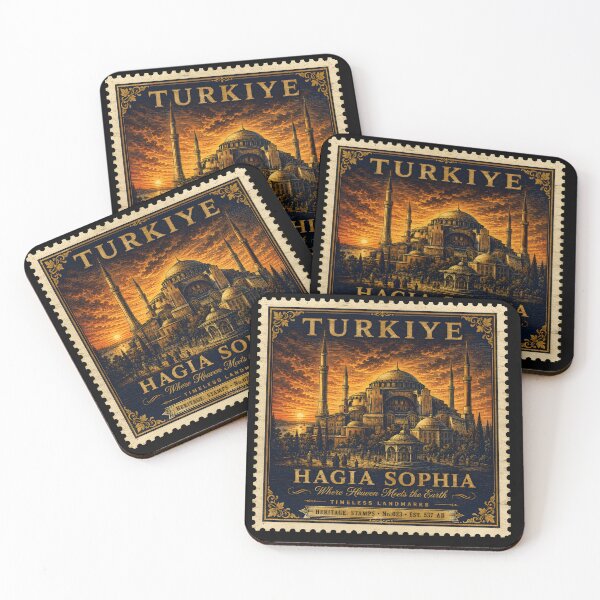 Item preview, I Have Been to Hagia Sophia — Istanbul Turkey Travel Gift Vintage Stamp Art Byzantine History Lover designed and sold by Martin's_Design.
