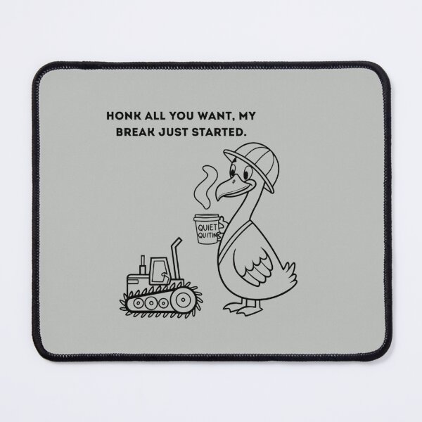 Item preview, Honk If I Am On Break Funny Goose Tractor Driver designed and sold by KaschSmileProd.