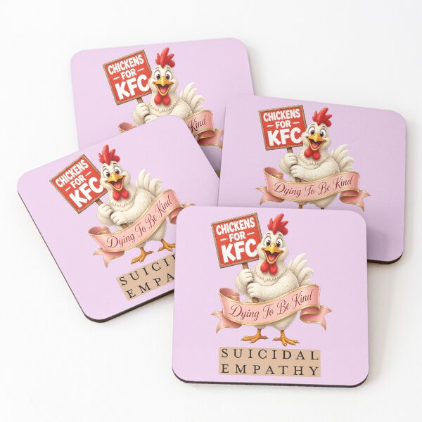 Item preview, CHICKENS FOR KFC SUICIDAL EMPATHY 5 designed and sold by DigitalandPhoto.