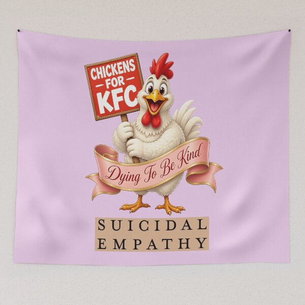 Item preview, CHICKENS FOR KFC SUICIDAL EMPATHY 5 designed and sold by DigitalandPhoto.