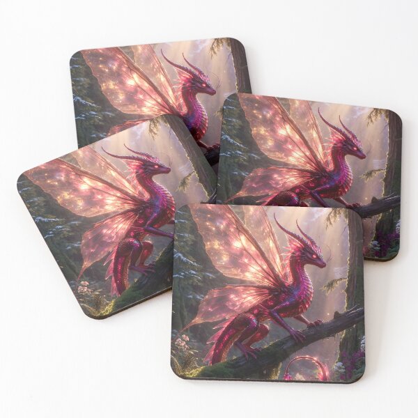 Item preview, The Rosefire Dragon designed and sold by Stubblejumper Artworks.