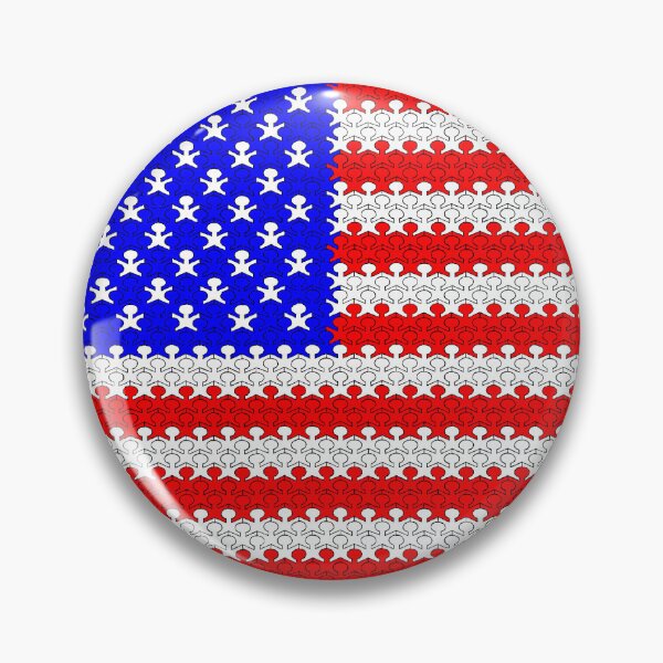 Item preview, Puzzle People: American Flag  designed and sold by SarahJosArt.