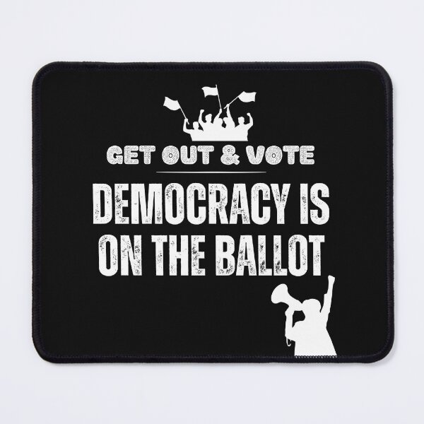 Item preview, Louder Than Words: Get Out & Vote Democracy Text Design designed and sold by EarthArtDesigns.