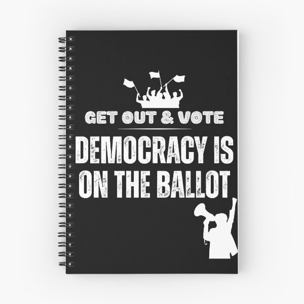 Item preview, Louder Than Words: Get Out & Vote Democracy Text Design designed and sold by EarthArtDesigns.