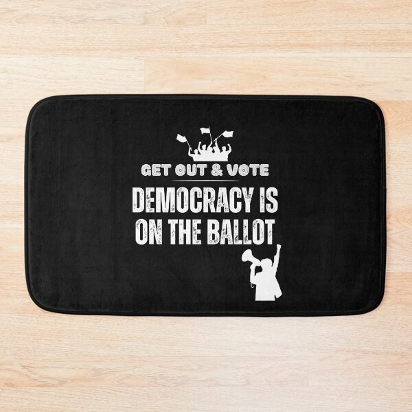 Item preview, Louder Than Words: Get Out & Vote Democracy Text Design designed and sold by EarthArtDesigns.